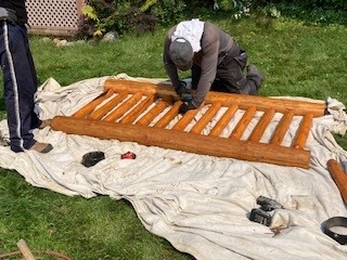 Guy Blasetti Interior log railing and stairs2